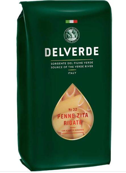 Penne Rigate DELVERDE Paquete 500 Gr