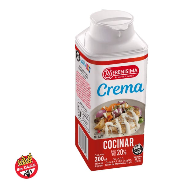 CREMA DE LECHE LA SERENISIMA 200ML