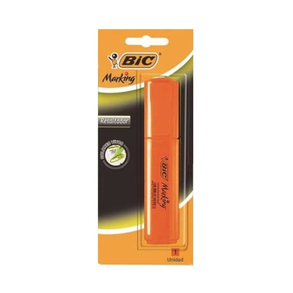 Resaltador Bic Naranja