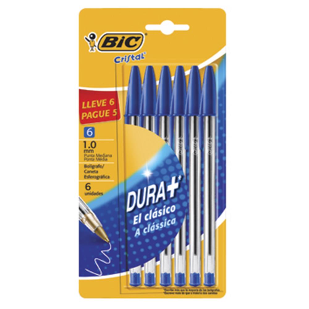 Comprar Boligrafo Bic Dura Mas Color Azul Caja- 12 Unidades