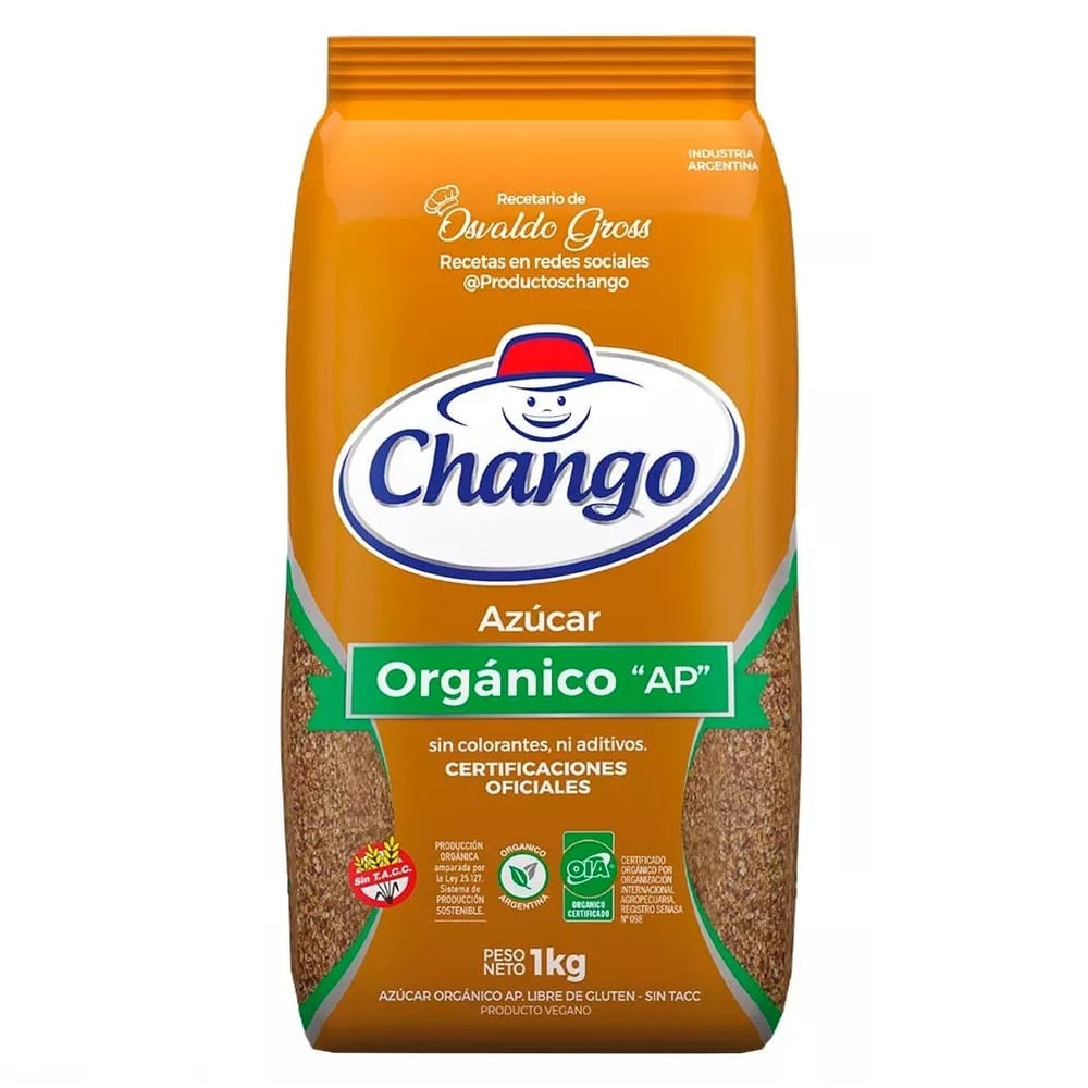 Azucar Organica 1 Kg Chango