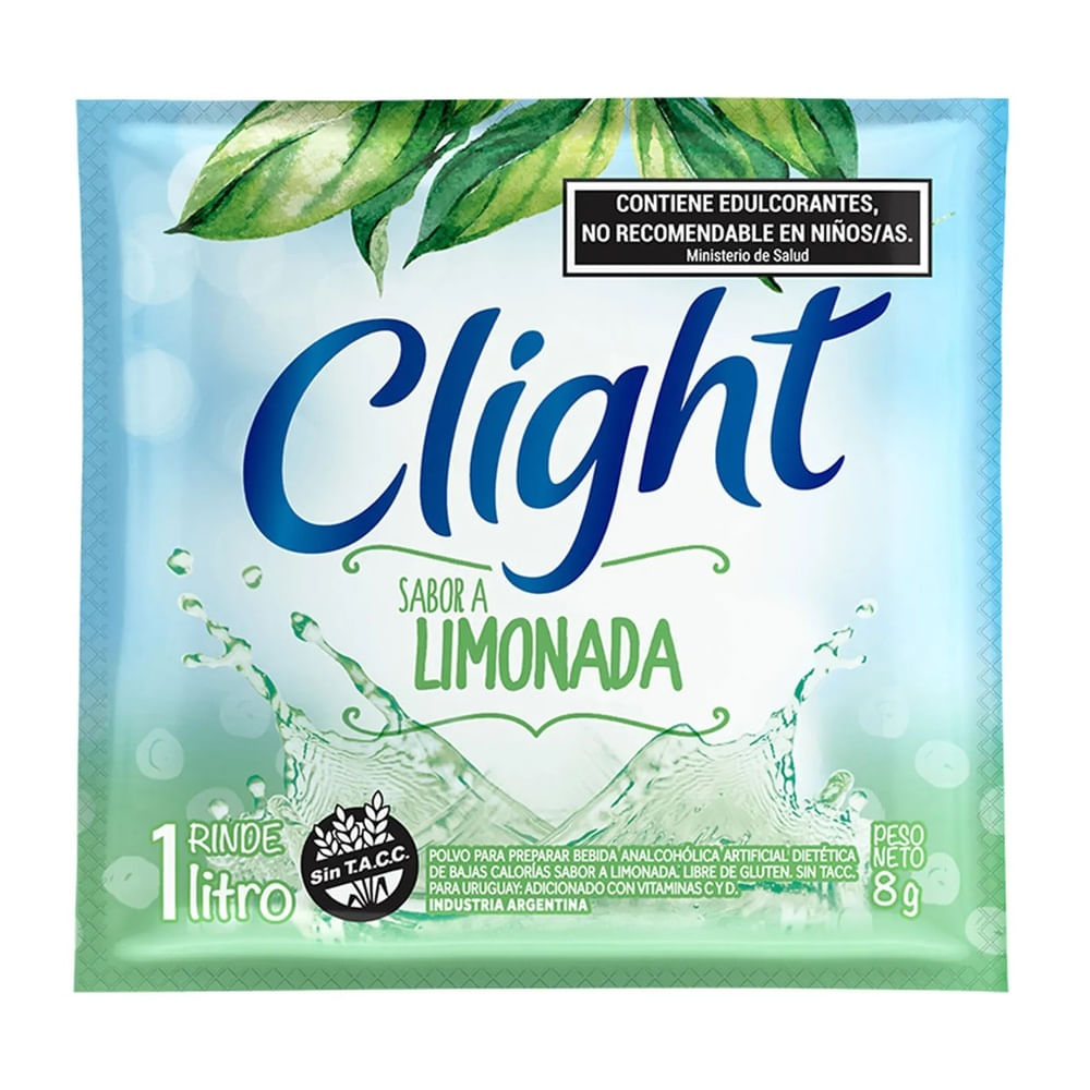 Jugo en Polvo Clight Limonada 8 grs