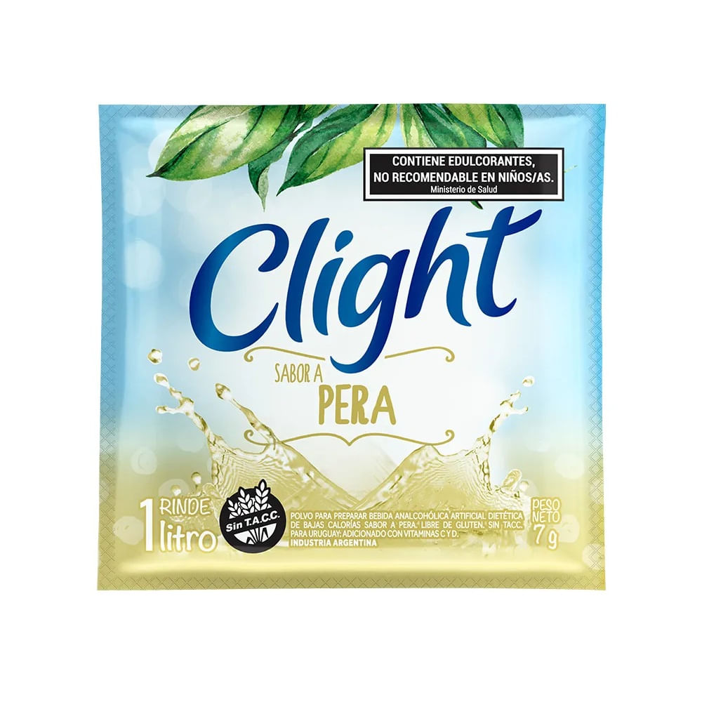 Jugo en Polvo Clight Pera 7grs