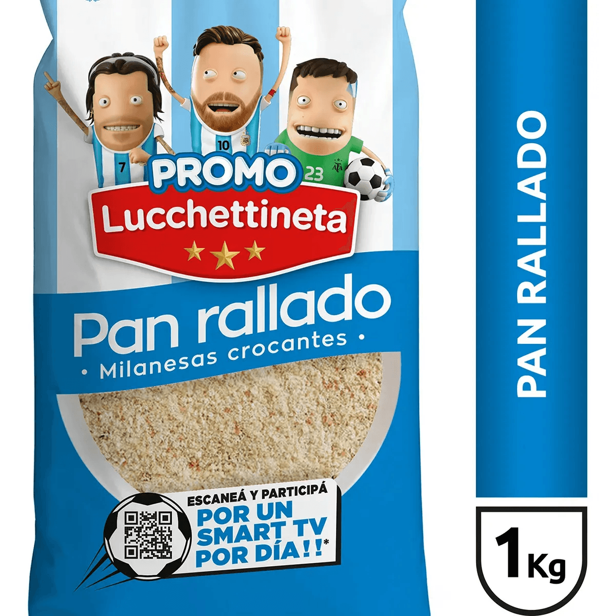 Pan Rallado Nutrivit Familiar 1 Kg Lucchetti